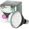 9W LED augalų auginimo lemputė PLANTY, E27, juoda, 1200K