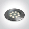 9W LED įleidžiamas į žemę šviestuvas, plieno sp., 3000K, IP67, dimeriuojamas, 69076C/W