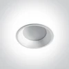 9W LED įleidžiamas šviestuvas, baltas, 4000K, 10109FD/W/C