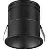 9W LED įleidžiamas šviestuvas, matinės juodos sp., 3000K, IP54, S351