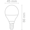 9W LED lemputė, E14, 3000K, ACB62431