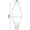 9W LED lemputė SW, E14, balta, 6500K, 180°
