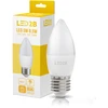 9W LED lemputė SW, E27, balta, 3000K, 180°