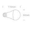 9W LED lemputė TUYA/SMART LIFE, E27, 2700-6500K/RGB, dimeriuojama, 9G09T