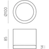 9W LED lubinis šviestuvas TECH, baltas, 3000/4000K, IP44, P3987070B