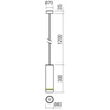 9W LED pakabinamas lauko šviestuvas KLOU, baltas, 3000K, IP54, 90513