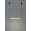 9W LED pakabinamas šviestuvas OMBRE 80, juodas, 3000K