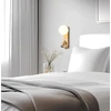 9W LED sieninis šviestuvas ELINA, baltos/žalvario sp., 3000K, dimeriuojamas, 4343901