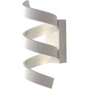 9W LED sieninis šviestuvas HELIX, baltos/sidabro sp., 4000K