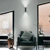 9W LED sieninis šviestuvas LOOK, juodas, 3000K, šviečia į viršų ir į apačią, 353357