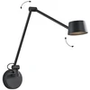 9W LED sieninis šviestuvas SAVINA, juodas, 3000K, dimeriuojamas, 4329600
