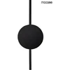 9W LED sieninis šviestuvas SHADOW 2 CLOSE, juodas, 3000K