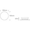 9W LED šviestuvas į magnetines sistemas FLAT, juodas, 3000/4000/5000K, 48V, 43112F/B/V