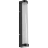 Sieninis šviestuvas 9W LED veidrodžio šviestuvas ORBIS TUBE, juodas, 3000/4000K, dimeriuojamas, IP44