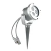 9x1W LED prožektorius IRIDE, sidabro sp., 6000K, dimeriuojamas, IP65