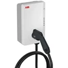 ABB Terra AC W11-G5-R-V2-0 įkrovimo stotelė: Terra AC sieninė dėžutė 11 kW, 2 tipas, 5 m laidas, 3 fazės / 16 A, su RFID, 2 versija