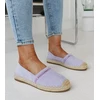 Abia violetinės espadrilės su cirkonais