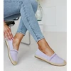 Abia violetinės espadrilės su cirkonais