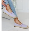 Abia violetinės espadrilės su cirkonais