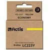 Rašalo Kasetė - Actis KB-223Y Suderinama su Brother LC223Y Geltona