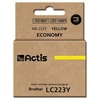 Rašalo Kasetė - Actis KB-223Y Suderinama su Brother LC223Y Geltona