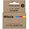 Rašalo Kasetė - Actis KC-41R Pakeitimas Canon CL-41/CL-51 Standartinė Išeiga Spalvotas