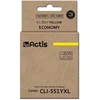 Rašalo kasetė - Actis KC-551Y Suderinama Su Canon CLI-551Y Geltona