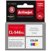 Activejet AC-546NX Spausdintuvas Ink for Canon, Pakaitinis Canon CL-546XL; Aukščiausias; 15 ml; spalva, žalsvai mėlyna, rausvai raudona, geltona