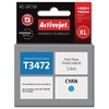 Activejet AE-34CNX rašalas (pakeitimas Epson 34XL T3472; Supreme; 14 ml; žydra)