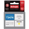 „Activejet AE-34YNX“ rašalo kasetė (pakeitimas „Epson 34XL T3474“; „Supreme“; 14 ml; geltona)