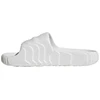 „Adidas Adilette 22 Crystal Baltas“ moteriškos/vyriškos šlepetės su patogiu profiliuotu padu (HQ4672)