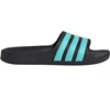 Adidas Adilette Aqua Slides vaikiškos šlepetės juodos ir mėlynos JS2497