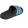Adidas Adilette Aqua Slides vaikiškos šlepetės juodos ir mėlynos JS2497