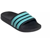 Adidas Adilette Aqua Slides vaikiškos šlepetės juodos ir mėlynos JS2497