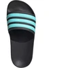 Adidas Adilette Aqua Slides vaikiškos šlepetės juodos ir mėlynos JS2497