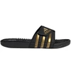 Adidas Adissage šlepetės, juodos ir auksinės