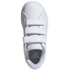 adidas Advantage Base 2.0 vaikiški bateliai, balti, IE9020