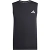 adidas Bėgimo pagrindiniai vyriški marškinėliai juodi KB5969