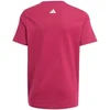 adidas Codes Kolegijos stiliaus grafiniai marškinėliai vaikams rožiniai KA9764