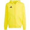adidas Entrada 26 džemperis su užtrauktuku, geltonas, KH1777