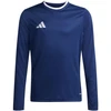 adidas Entrada 26 ilgomis rankovėmis marškinėliai tamsiai mėlyni KF5877