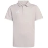 adidas Entrada 26 Polo šviesiai pilki vaikiški marškinėliai JZ6628