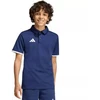 adidas Entrada 26 Polo vaikiški marškinėliai, tamsiai mėlynos, JZ6627