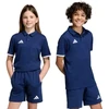 adidas Entrada 26 Polo vaikiški marškinėliai, tamsiai mėlynos, JZ6627