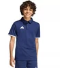 adidas Entrada 26 Polo vaikiški marškinėliai, tamsiai mėlynos, JZ6627