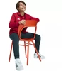 adidas Entrada 26 Vaikiškas džemperis su pilnu užtrauktuku Raudonas KH1781