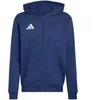 adidas Entrada 26 Vaikiškas džemperis su gobtuvu ir pilnu užtrauktuku Tamsiai mėlynos KH1784