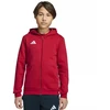 adidas Entrada 26 Vaikiškas džemperis su pilnu užtrauktuku Raudonas KH1781