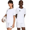 adidas Entrada 26 vaikiški marškinėliai balti ir juodi JZ2532