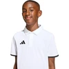 adidas Entrada 26 vaikiški polo marškinėliai balti JZ6624